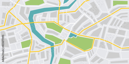 City map vector background. Urban roads. Background for design