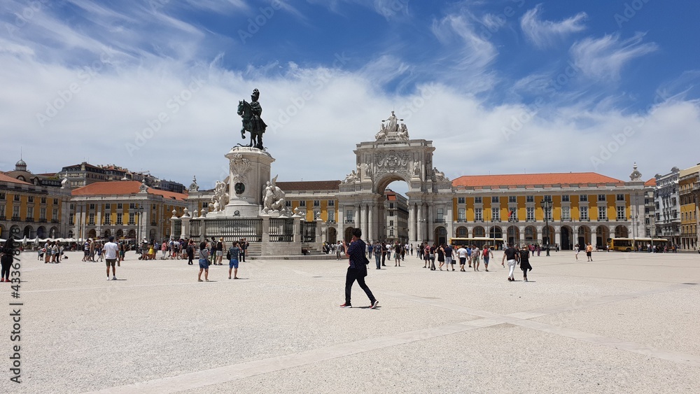 a Lisbon square