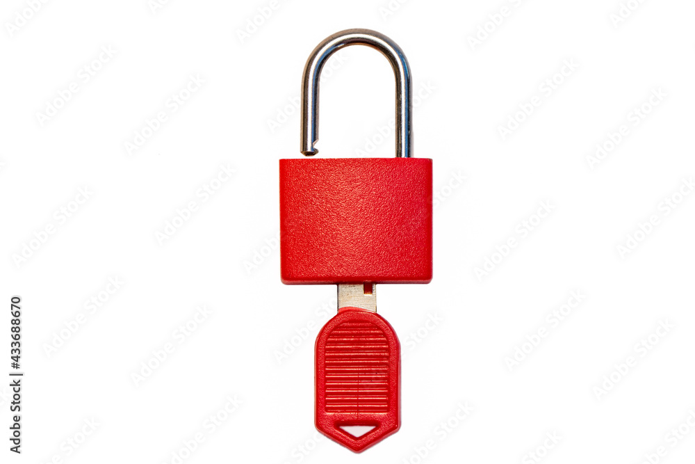 PADLOCK isolated on a white background. PADLOCK isolated on a white background.