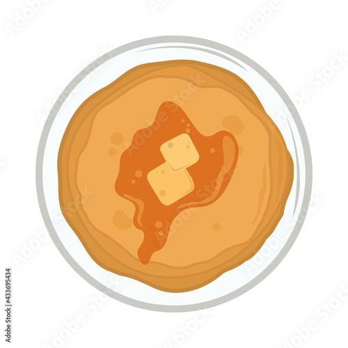 pancake with butter