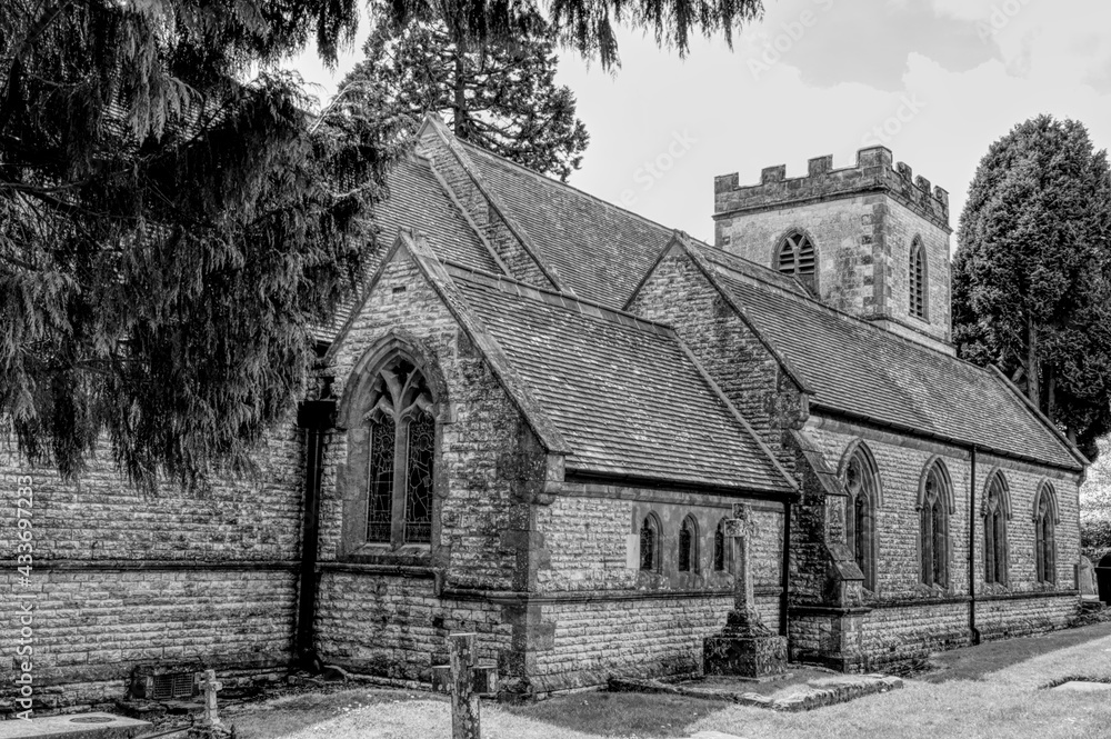 beautiful stone church in england