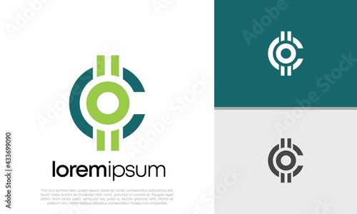 Initials C logo design. Initial Letter Logo. Cryptocurrency Logo design.