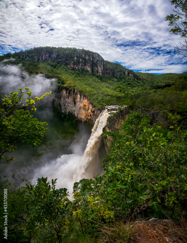 Landscape photographed in Chapada dos Veadeiros National Park, Goias. Cerrado Biome. Picture made in 2015.