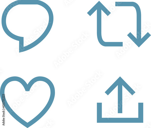 Reactions for twitter. Comment, share, like and download.