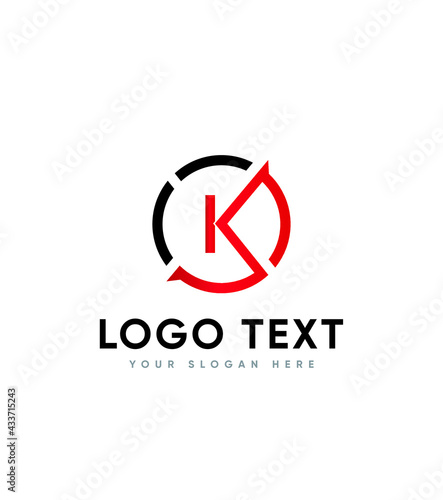 K letter creative modern vector logo template Free Download K letter creative modern vector logo template - GFXLoad