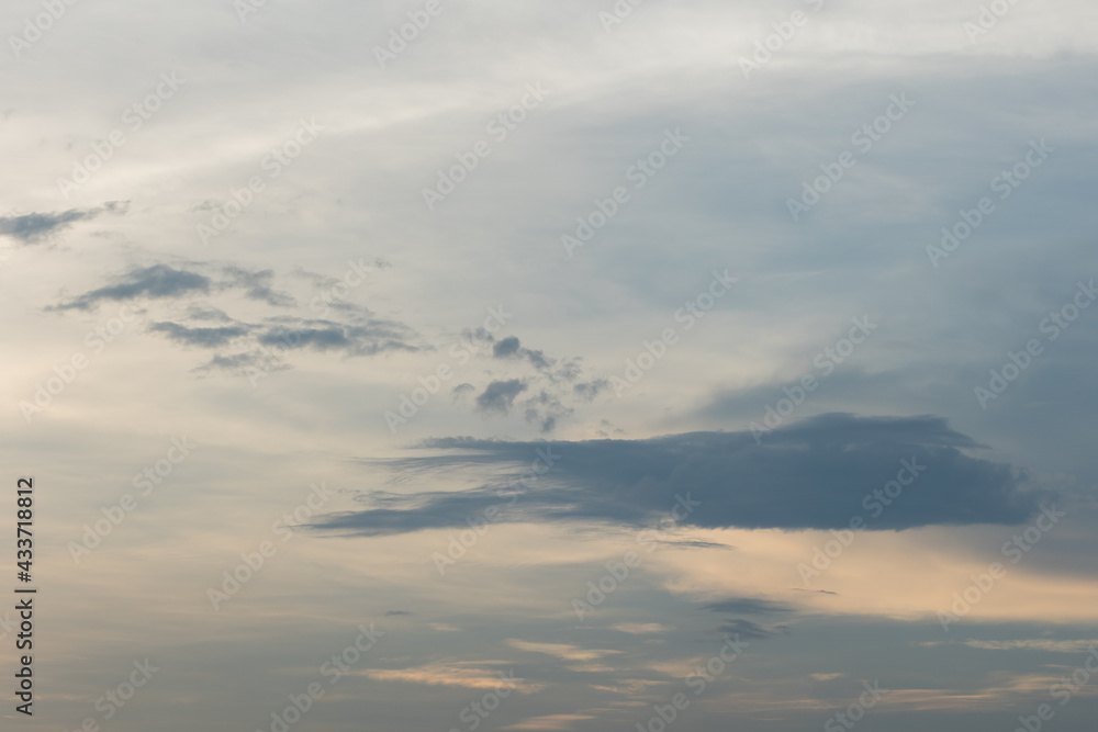 Beautiful clouds with blue sky background. Nature weather Beautiful clouds with blue sky background. Nature weather