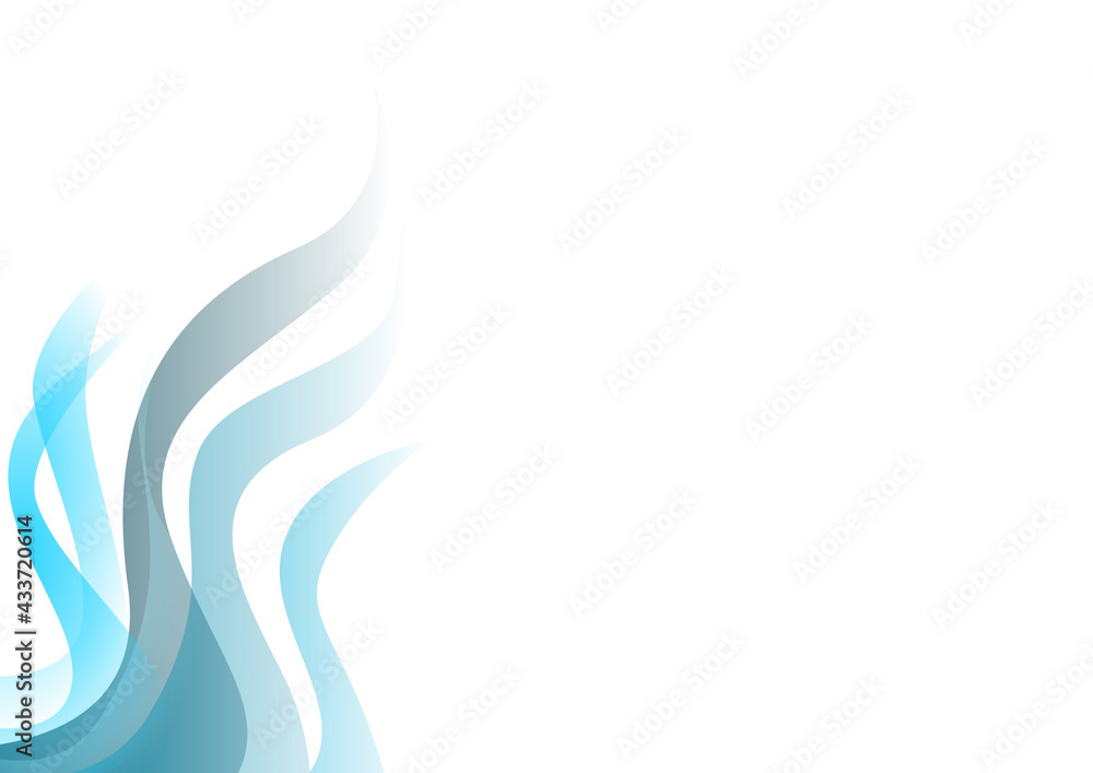 abstract blue wave background and copy space for text