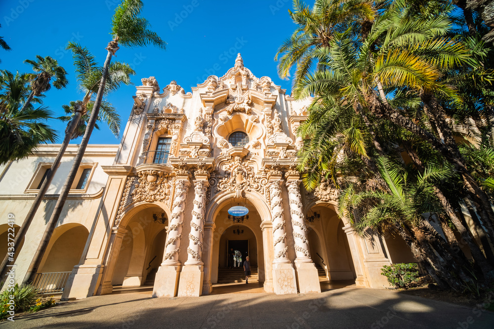 Balboa Park Botanical Garden San Diego California USA ,November 14 2019: