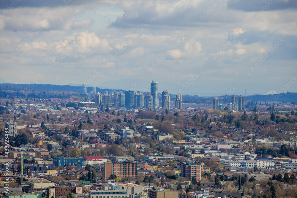 Fototapeta premium Downtown Vancouver, British Columbia, Canada - March 2016: