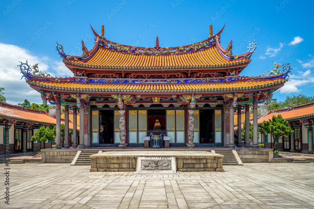 Naklejka premium Taipei Confucius Temple in dalongdong, taipei