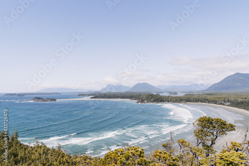 Beautiful scenery of a Pacific Rim National Park Reserve in Bamfield, Canada photo