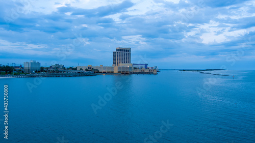 Biloxi at sunset  photo