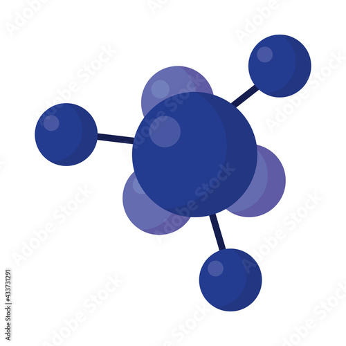 blue carbon molecule