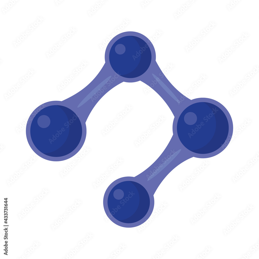 blue molecular structure blue molecular structure
