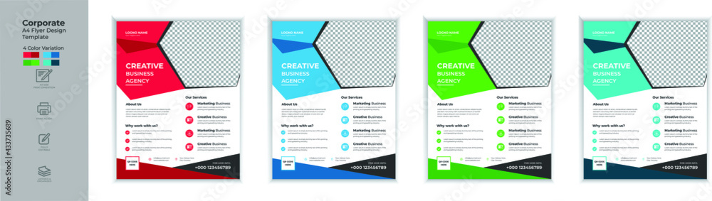 Corporate Business flyer template vector design, Print Ready Marketing Flyer design, A4 Flyer Design, Minimal Vector Templates, marketing, business proposal, promotion, advertise, publication, cover Corporate Business flyer template vector design, Print Ready Marketing Flyer design, A4 Flyer Design, Minimal Vector Templates, marketing, business proposal, promotion, advertise, publication, cover