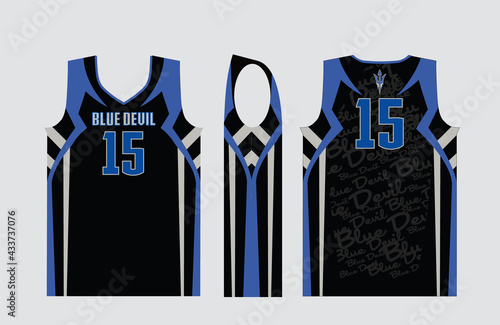 Basketball gear template mockup perfect fit for all sports. The designs that go on casual wear, shirts, fashions apparels, and all kind of sports gear 