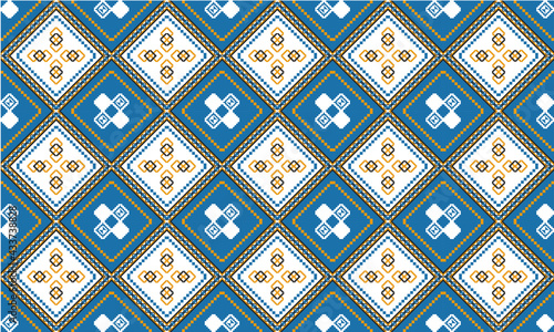 Oriental ethnic seamless pattern vector traditional background Design for carpet,wallpaper,clothing,wrapping,batik,fabric,Vector illustration embroidery style.