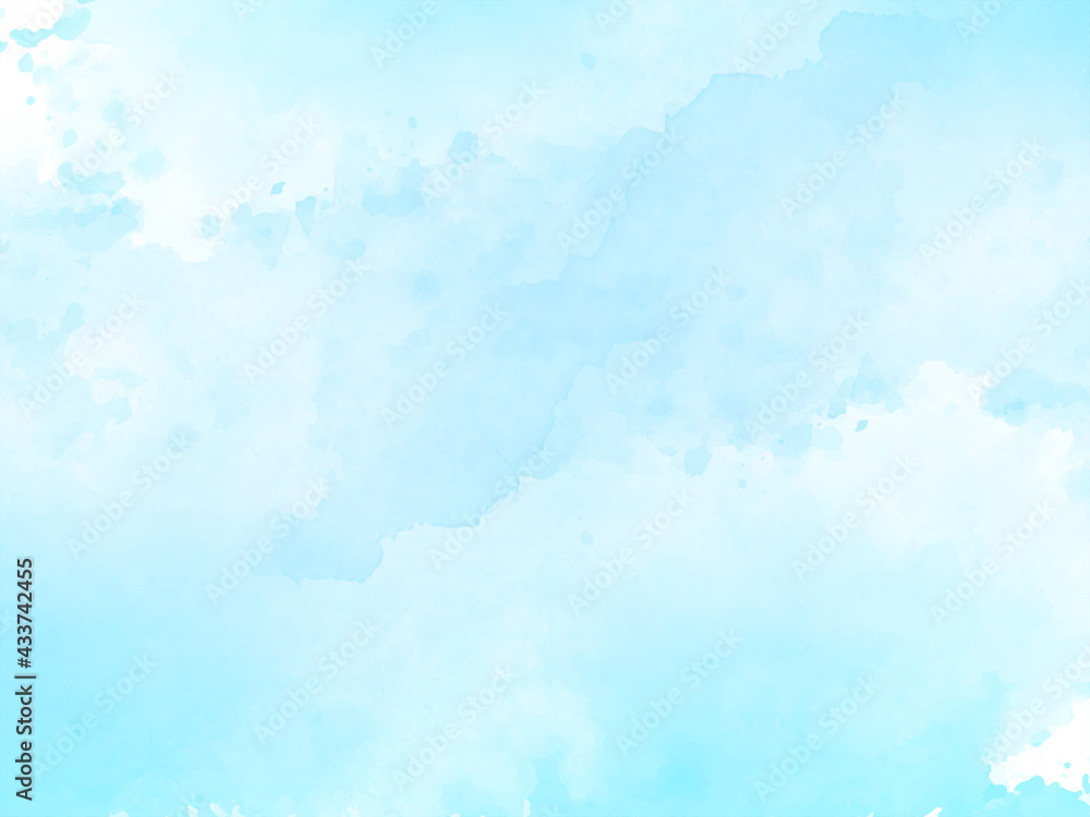 Soft blue watercolor texture design background Soft blue watercolor texture design background