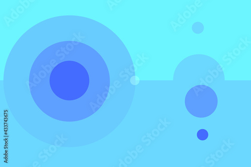 Blue abstract geometric background for banner, cover, poster, wallpaper, design with space for text. 