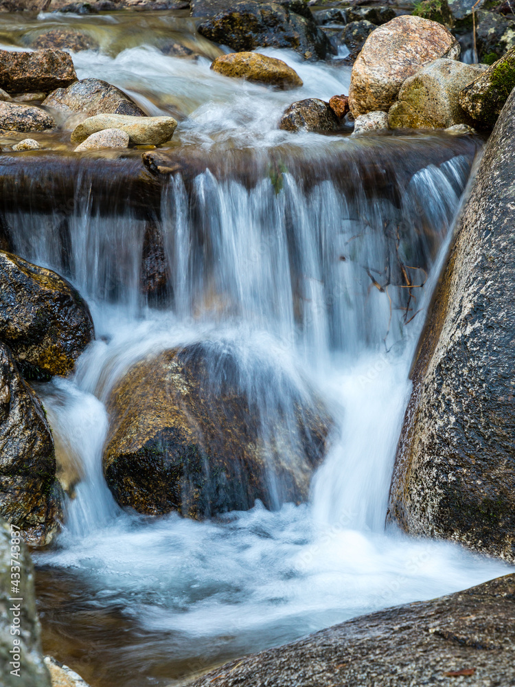 mountain stream, in the spring mountain stream, in the spring