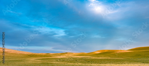 Rolling hills and Farm Land at palouse washington © digidreamgrafix