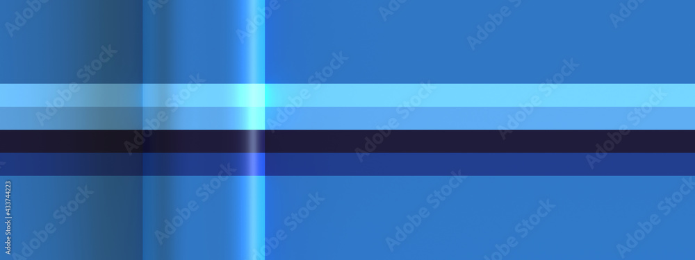 Background and texture of volumetric colored stripes for website design or printing. 3D image