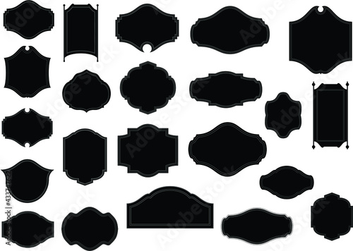 tags vector set, icon, symbol, logo, clipart, isolated. vector illustration. vector illustration isolated on white background.