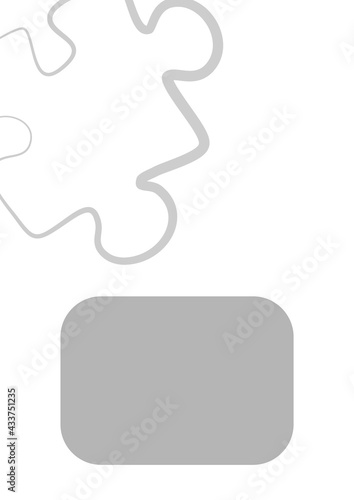 Vertical illustration format A4 - the design of the screen of the phone or tablet for inscriptions and photos