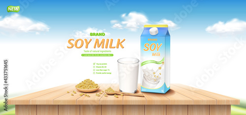 Soy milk ad