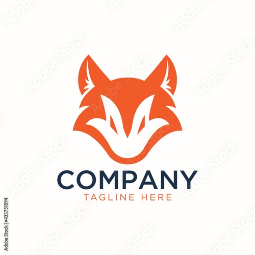 Head Fox Vector logo design