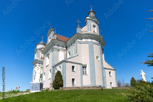 old church in a small town in the east