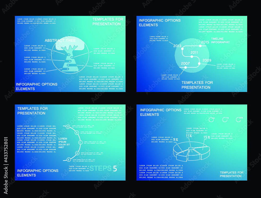 Cards for business data visualization