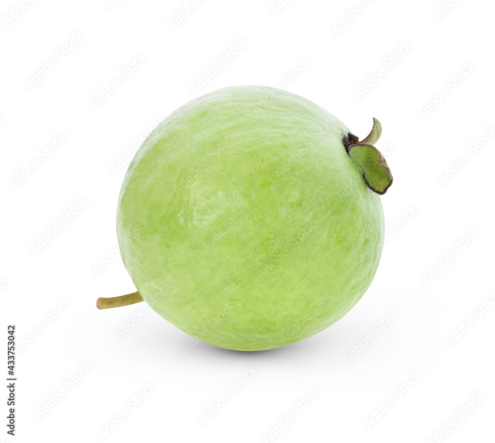 Pink guava isolated on white background Pink guava isolated on white background
