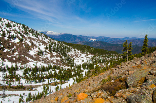 Summer In The Mountains. Travel.