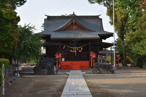 日本 埼玉 高岩天満神社 5月 風景