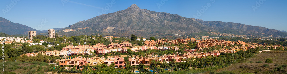 typical Marbella  urbanisation. Malaga Spain