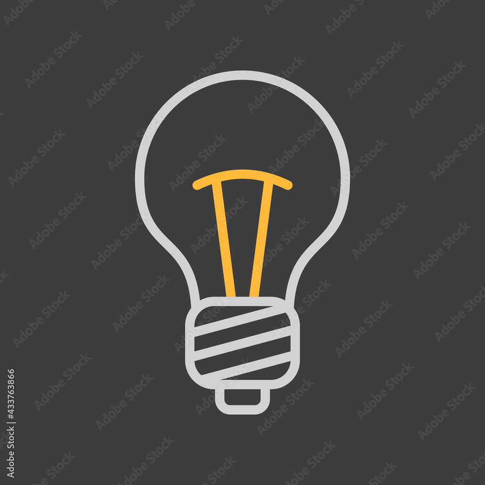 Light Bulb line icon vector. Idea sign, solution Light Bulb line icon vector. Idea sign, solution
