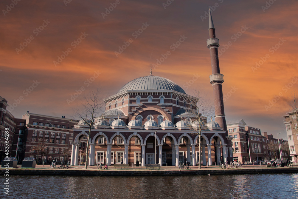 The Mosque Aya Sofya At Amsterdam The Netherlands 22-3-2020