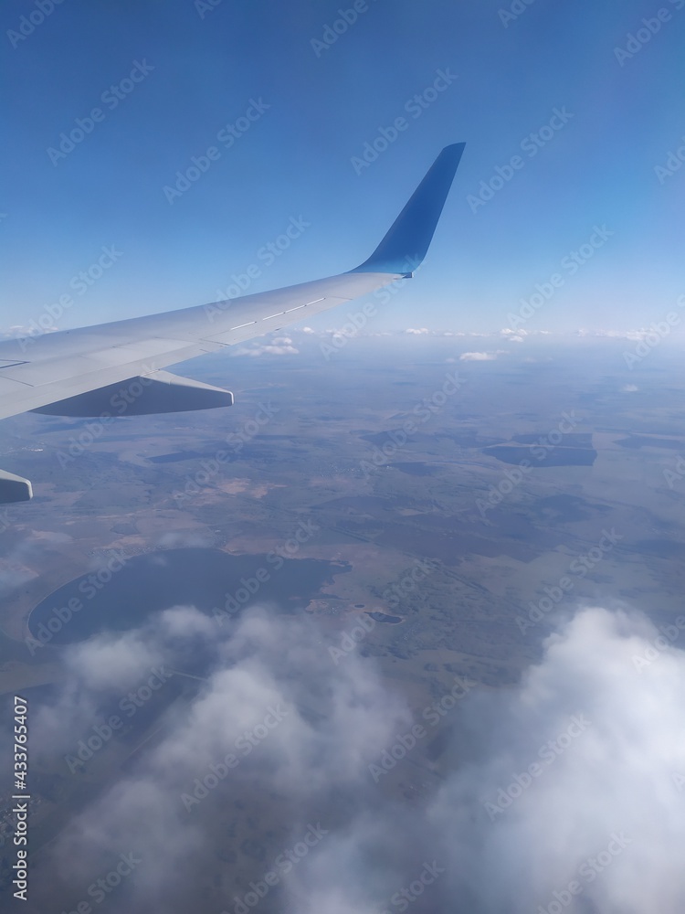 view from airplane window view from airplane window