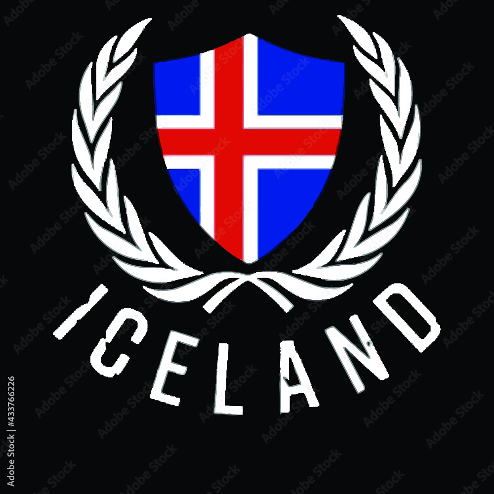 iceland womens 5050 poster design illustration vector Logo Vector iceland womens 5050 poster design illustration vector Logo Vector