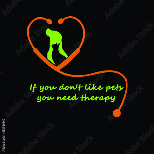 if you dont like pet womens flowy poster design illustration vector Logo Vector Template Illustration Graphic Design design for documentation and printing