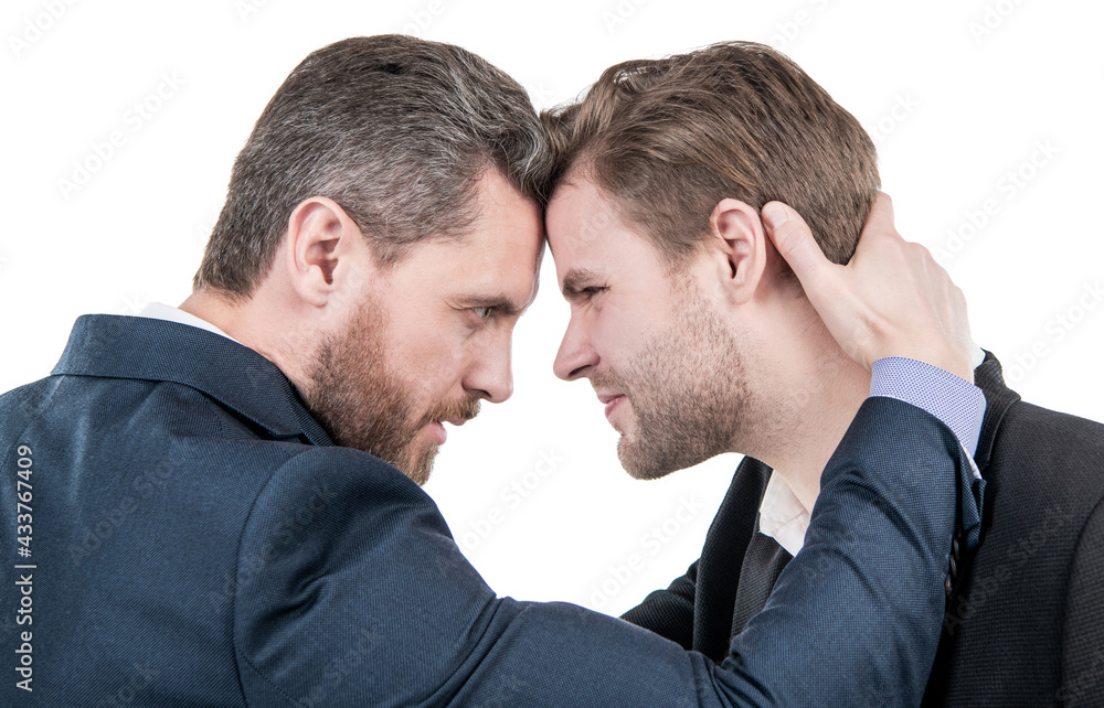 arguing businesspeople. dissatisfied men discuss failure. colleagues have disagreement and conflict arguing businesspeople. dissatisfied men discuss failure. colleagues have disagreement and conflict