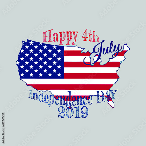 independence day usa july womens rolled sleeve Logo Vector Template Illustration Graphic Design design for documentation and printing