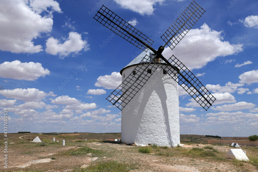 Die Windmühlen von Campo Criptana La Mancha