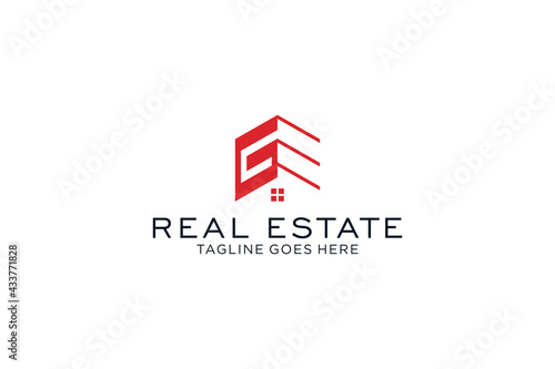 Letter G for Real Estate Remodeling Logo. Construction Architecture Building Logo Design Template Element.