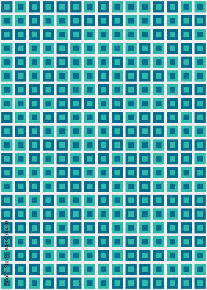 Fototapeta premium Abstract Geometric Pattern generative computational art illustration