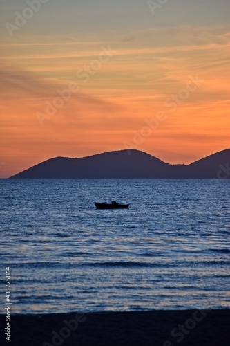 sunset in the sea © martin