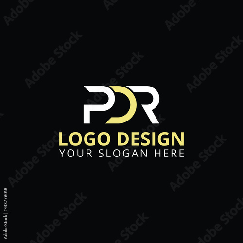 pdr logo design professional logo 