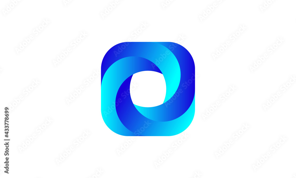 Optical-illusion.-Interlocking-circles-on-white-background.--logo-design Optical-illusion.-Interlocking-circles-on-white-background.--logo-design