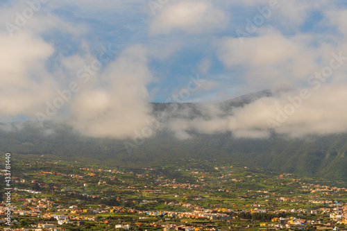 Paisaje en el Puerto de la Cruz, en la isla de Tenerife